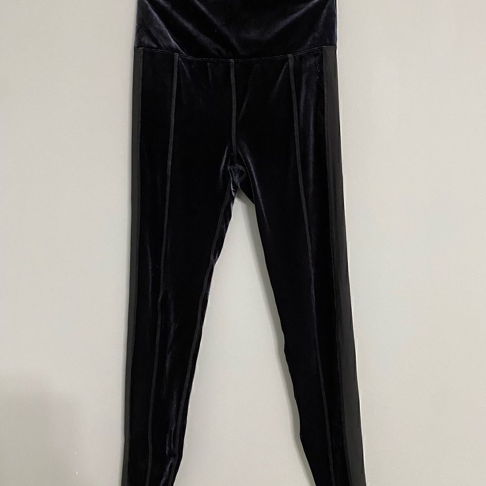 ALALA Velvet Tight Nevy Blue Women Leggings Size XS - Picture 6 of 15
